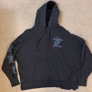 Women’s The Rolling Stones Gray Hoodie American Eagle Size XS